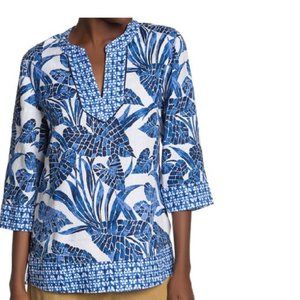 Tommy Bahama Mosaic Palm Tunic
